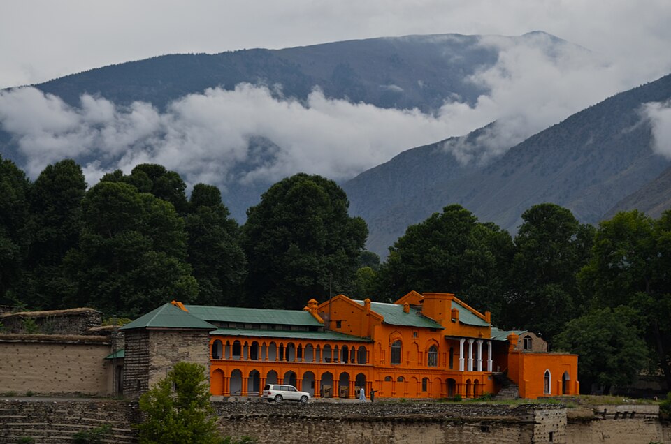 Chitral Fort beside the river