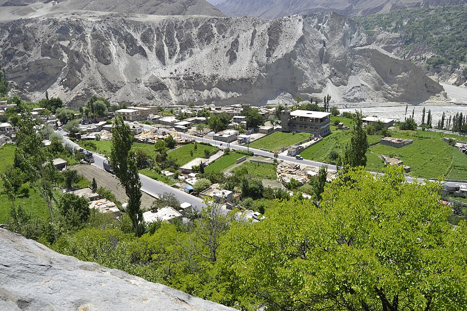Ganish settlement in summer