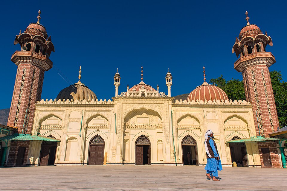 Facade of the Shahi Mosque, Chitral