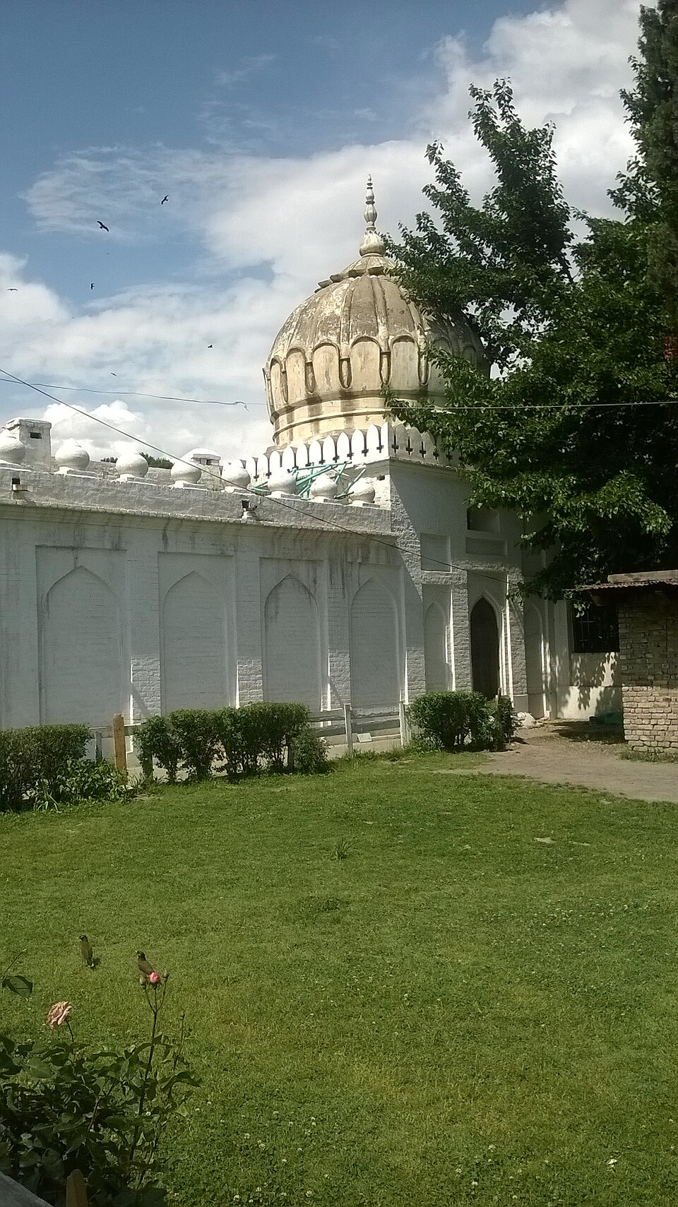 Shahi Mosque courtyard, Chitral